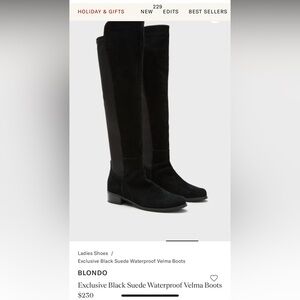 Blondo Black Knee-High Women's Boots